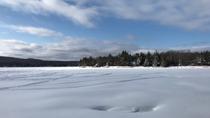 View of Fourth Lake in Inlet, NY.