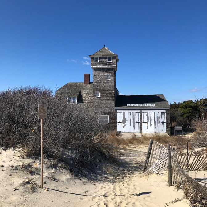 Exterior of US Life Saving Station.