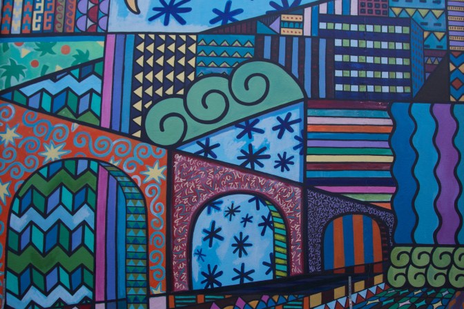 Close up of section of "Birth of Tragedy."