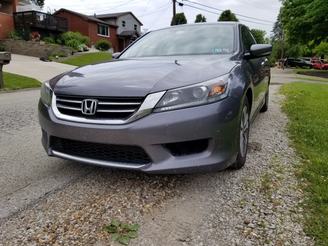 Gray 2015 Honda Accord sedan.