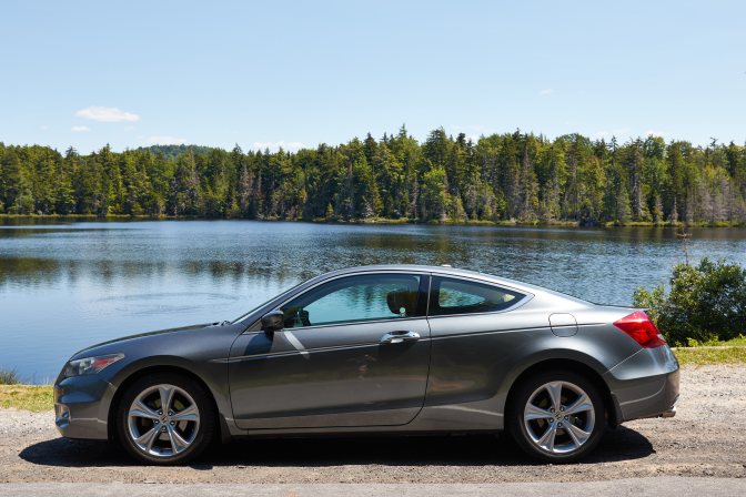 2012 Honda Accord parked in front of Quiver Ponder.