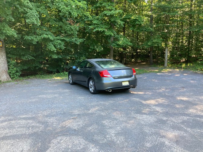 2012 Honda Accord in gravel parking lot.