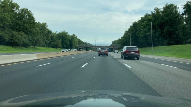 View of Garden State Parkway, northbound.
