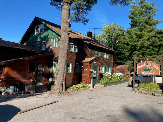 Exterior of Seventh Lake House.