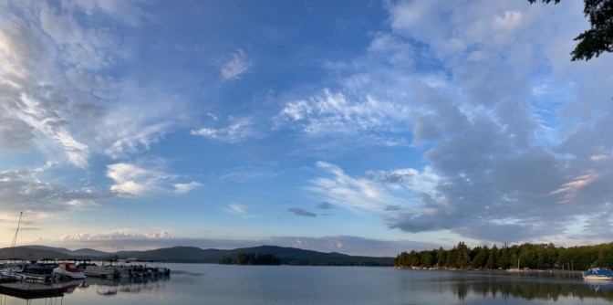 Panorama of Fourth Lake.