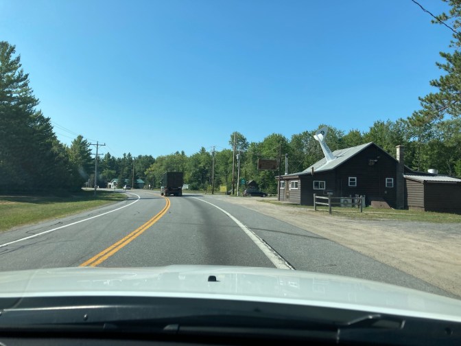 View of Wigwam Tavern on Route 28.