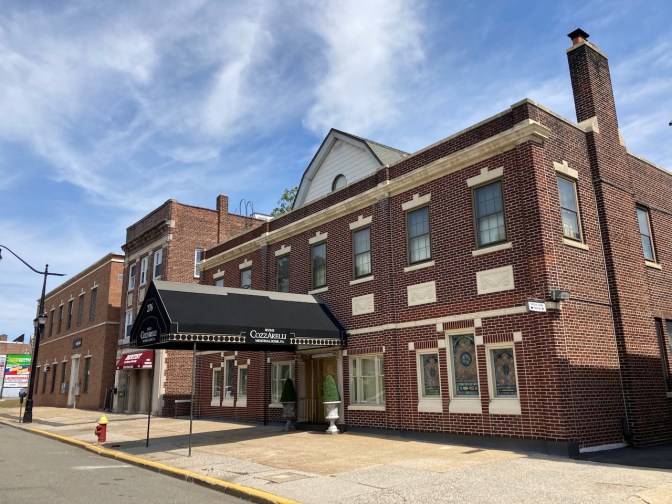 Exterior of Irvine-Cozzarelli funeral home.