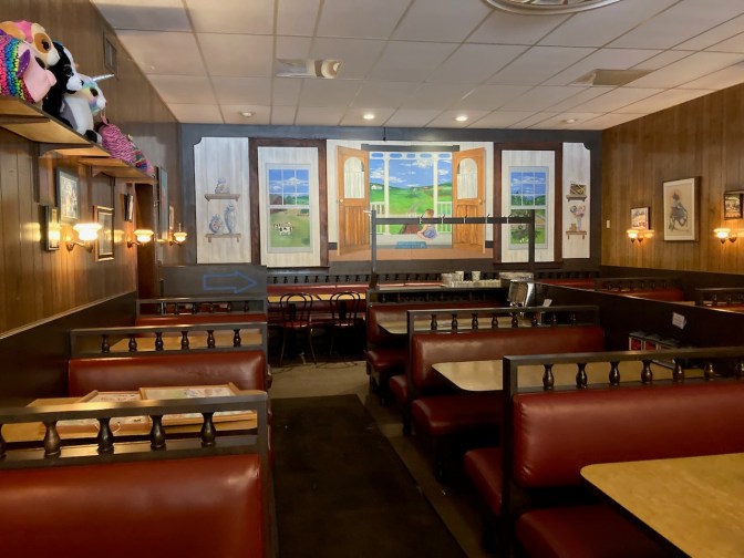 Interior of Holsten's restaurant.