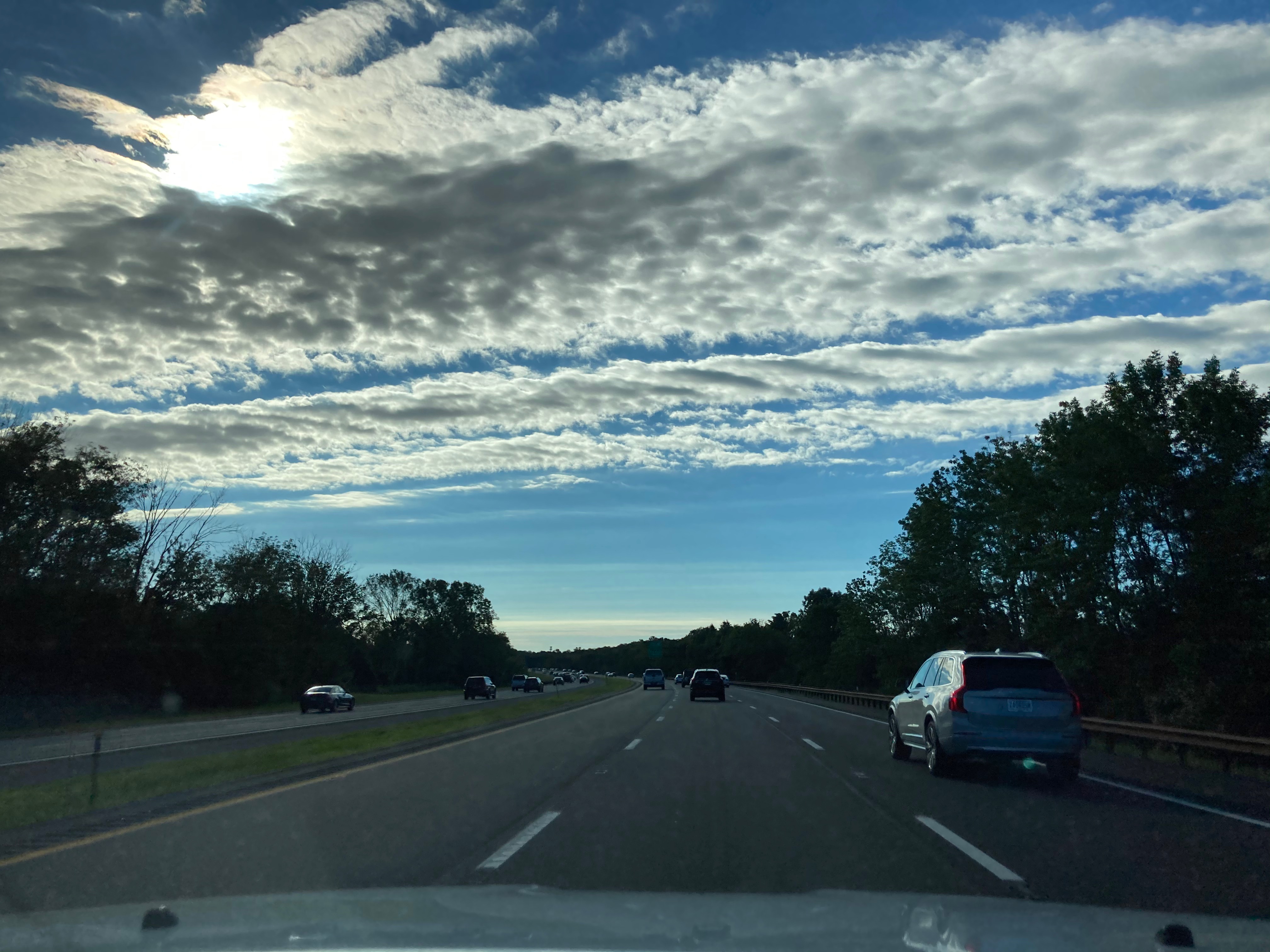 View of Garden State Parkway southbound.
