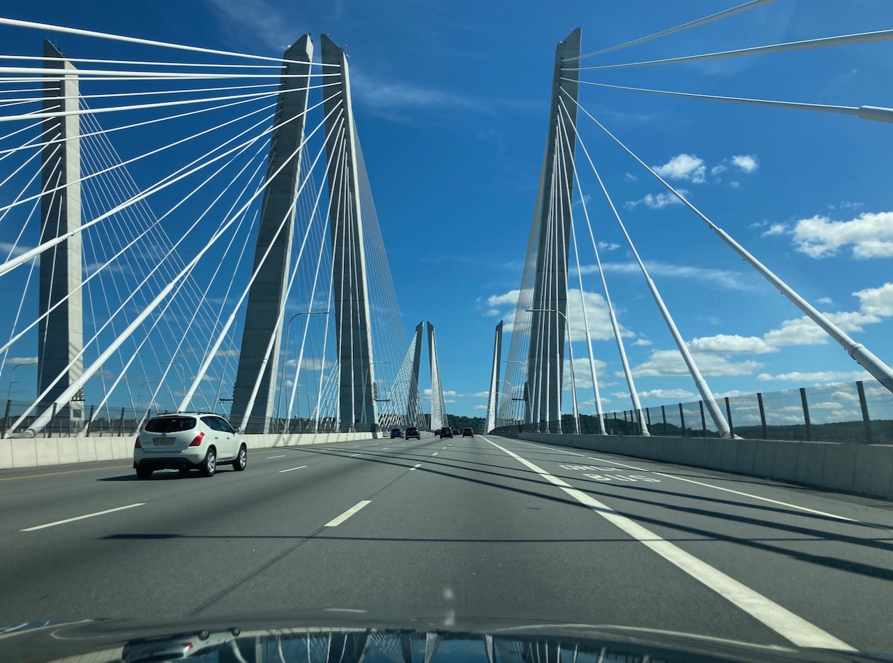 View of Mario Cuomo Bridge, eastbound.