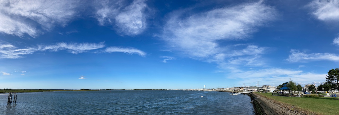 Panorama of Sunset Lake.