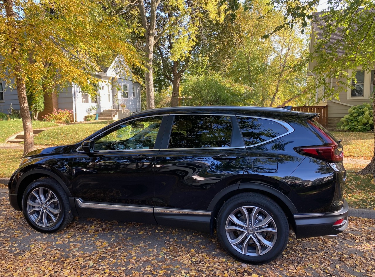 2020 Honda CR-V Touring in Black.