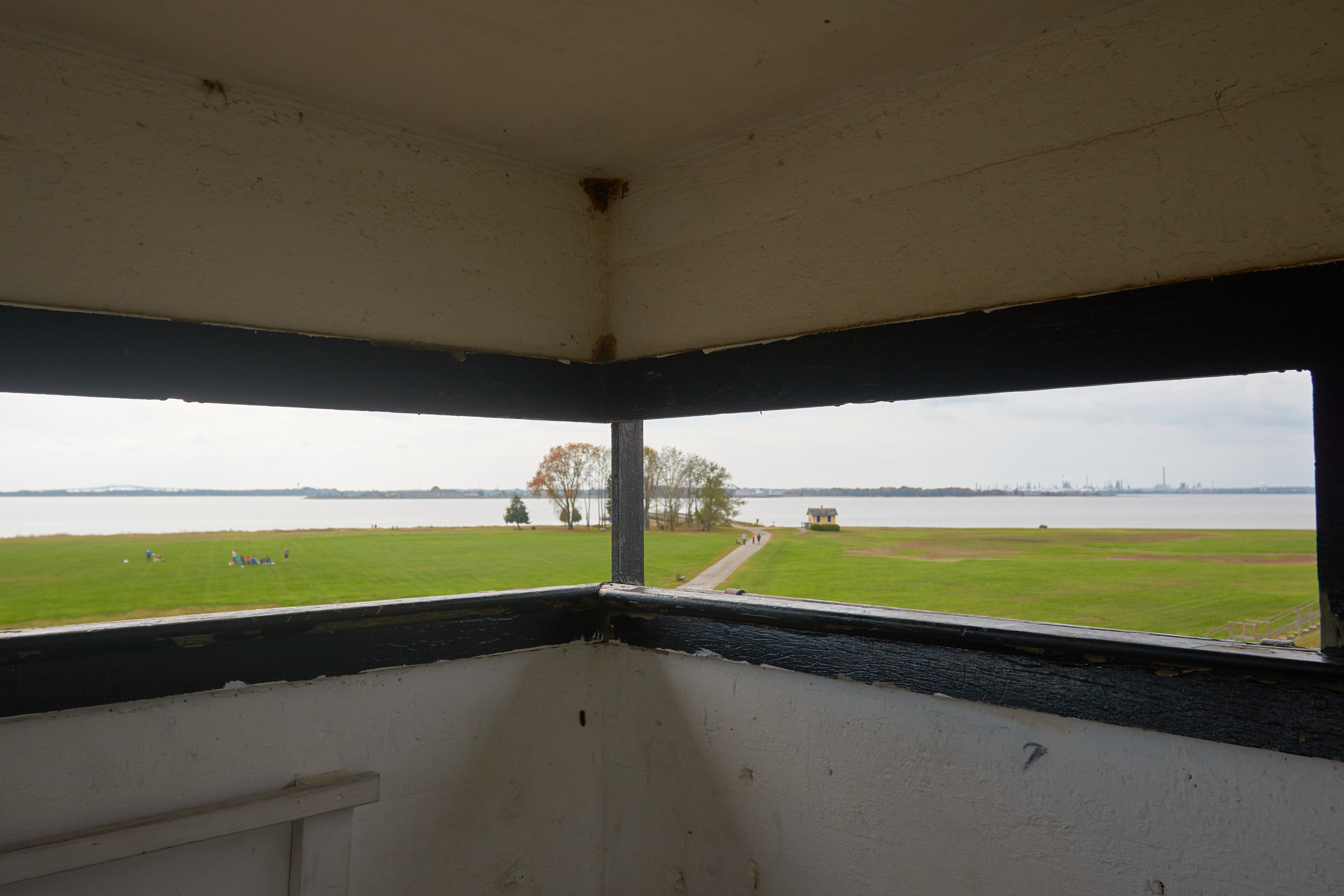 View from Commander's Station at Battery Gregg.