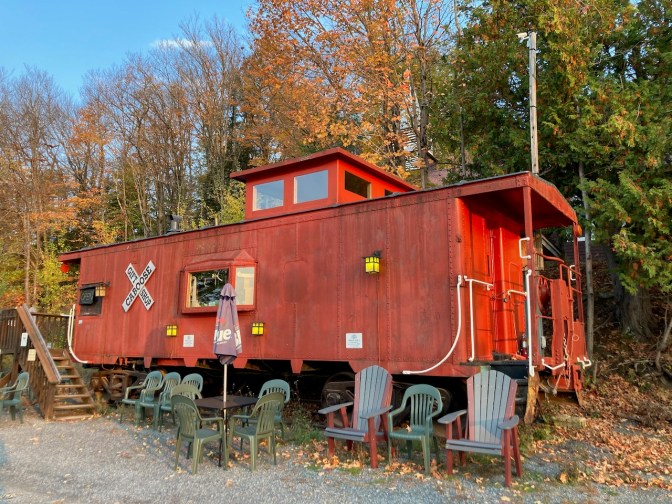 Red caboose gift shop.