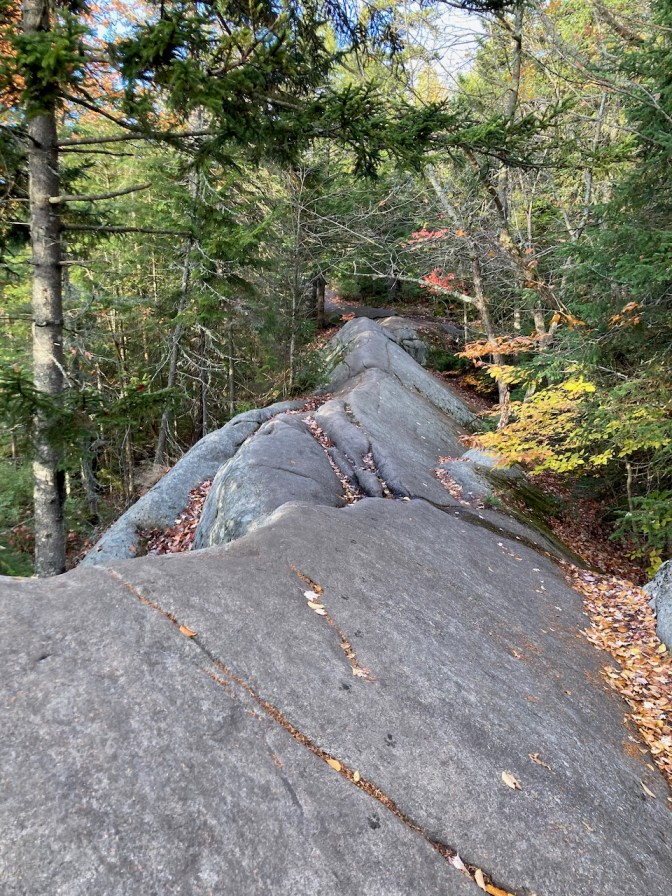 Rockface on top of mountain.