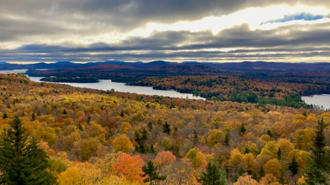 View southward from top of Fire Tower.