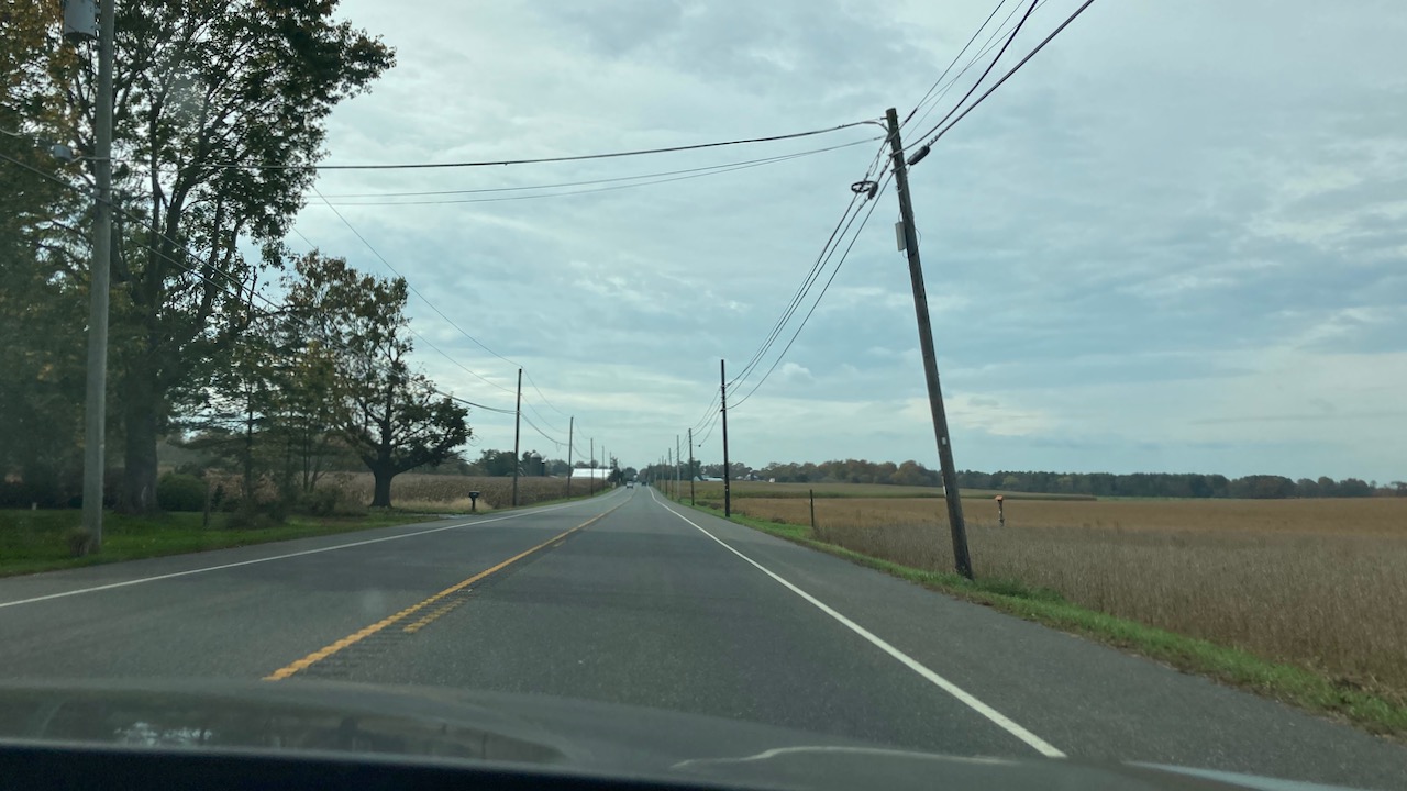 View of New Jersey farmland.