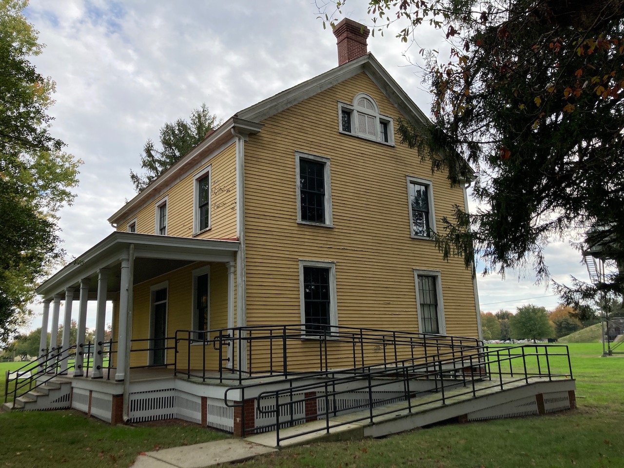 Exterior of Commander's House.