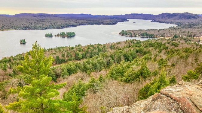 View from the top of Rocky Mountain.
