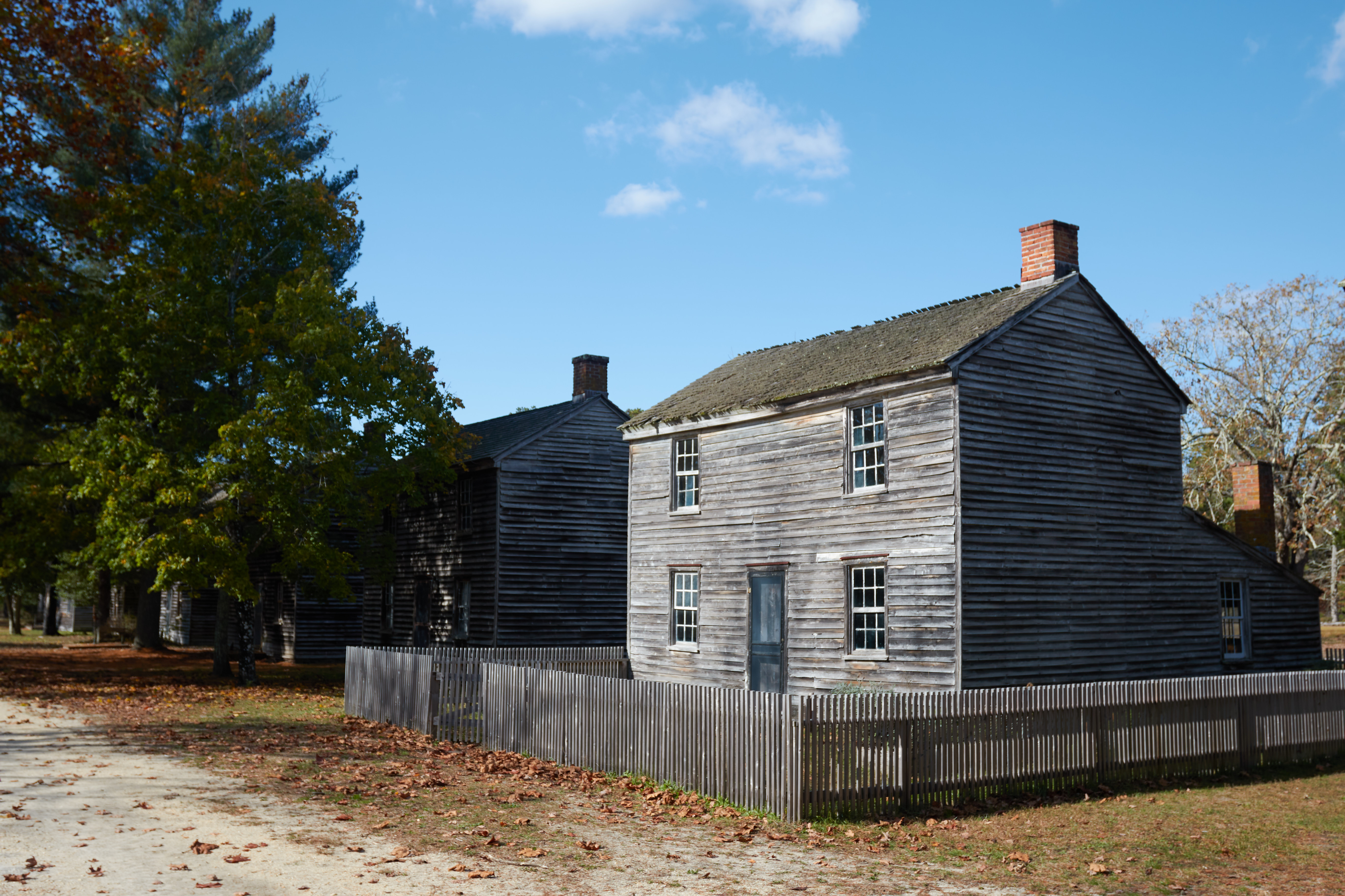 Exterior of worker's homes.