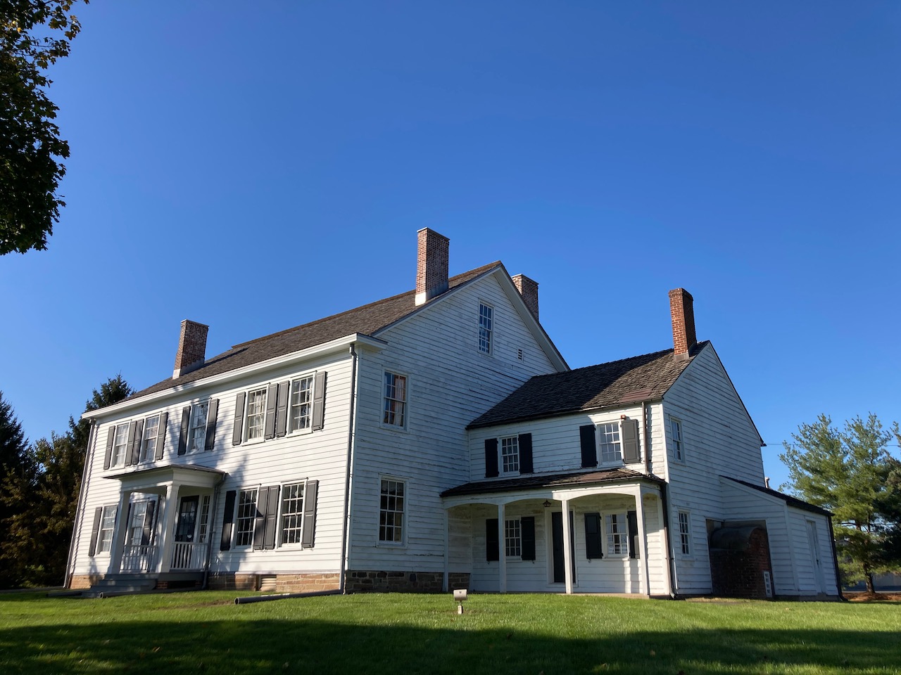 Exterior of Van Horne House.