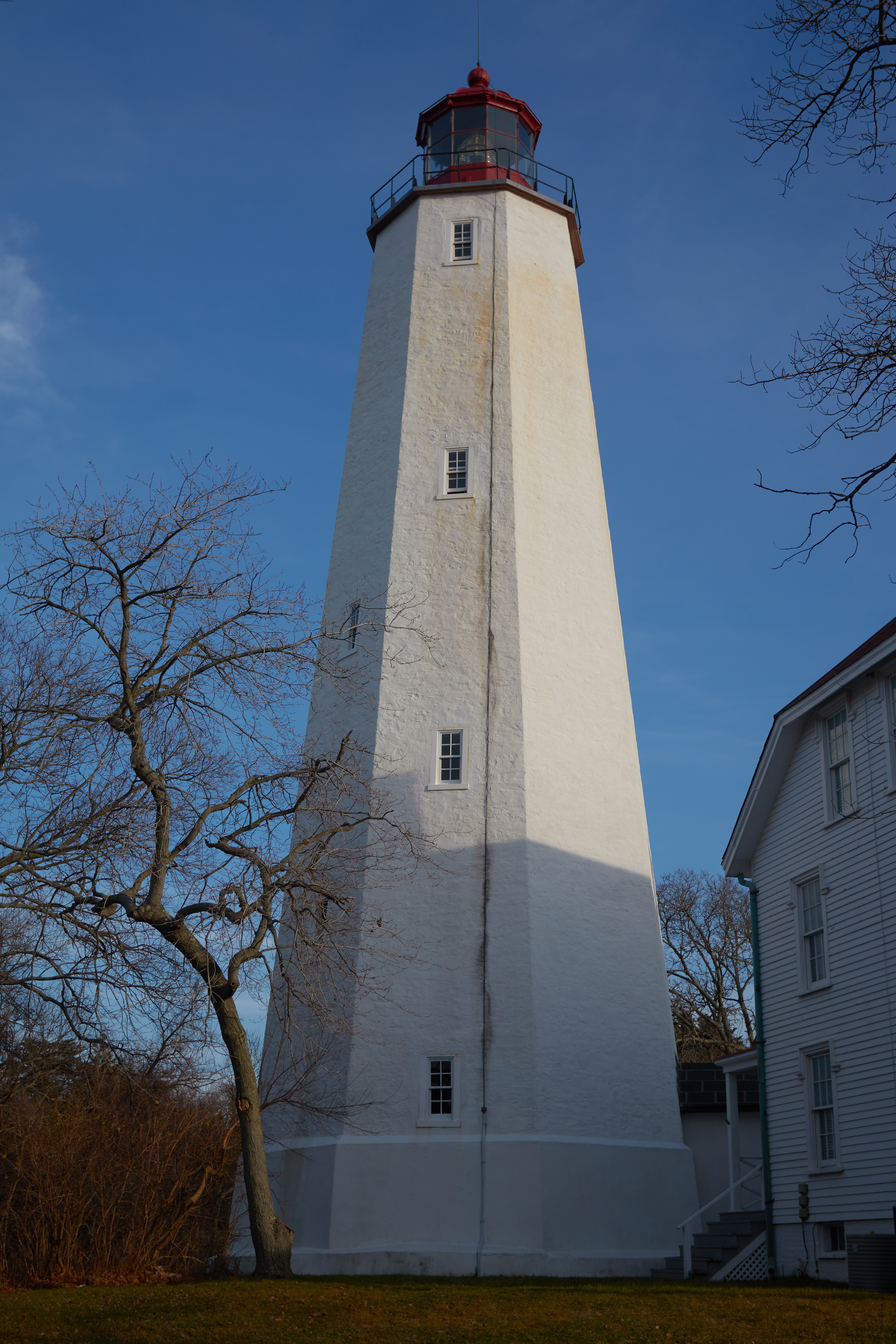 View of Sandy Hook Lighthouse.