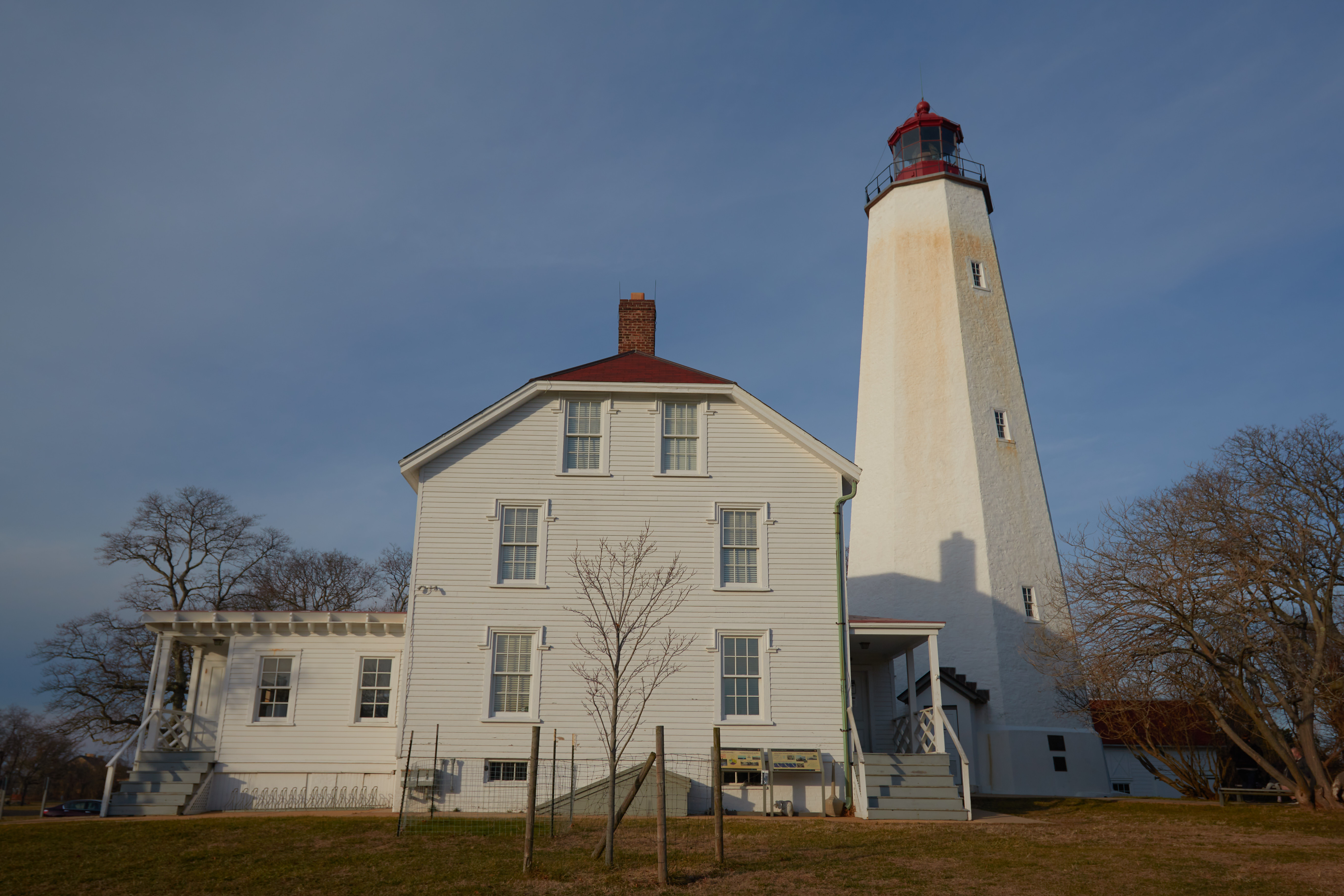 View of Lighthouse and Keeper's House.