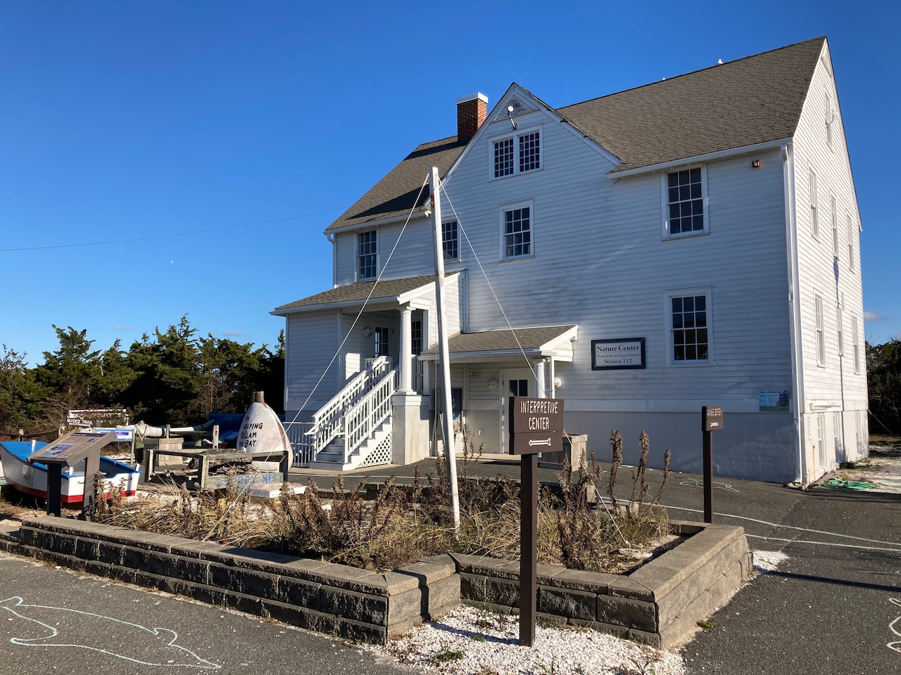 Nature Center at Island Beach State Park.