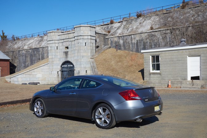2012 Honda Accord coupe, parked in front of Battery Potter.