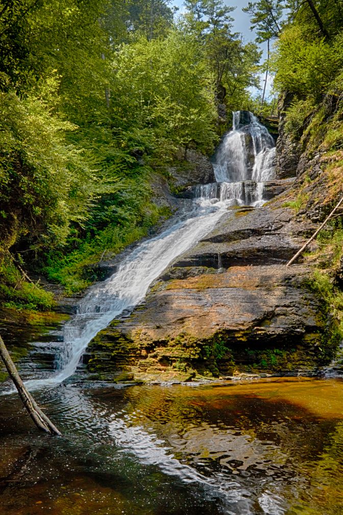 Dingmans Falls waterfall.
