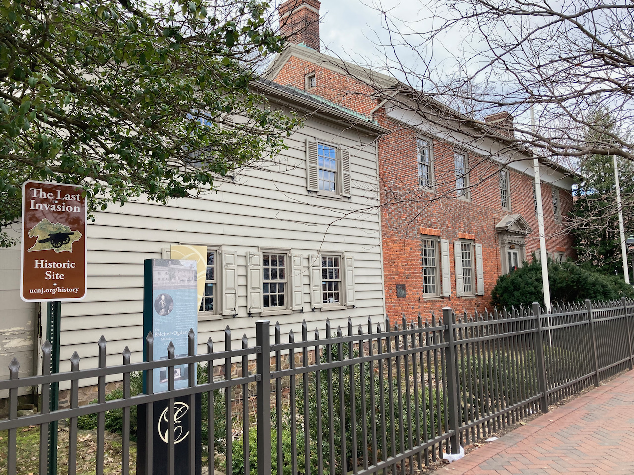 Exterior of Belcher-Ogden Mansion.