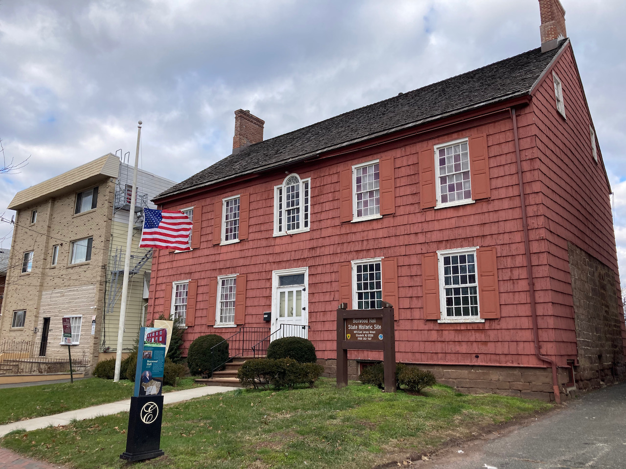 Exterior of Boxwood Hall.