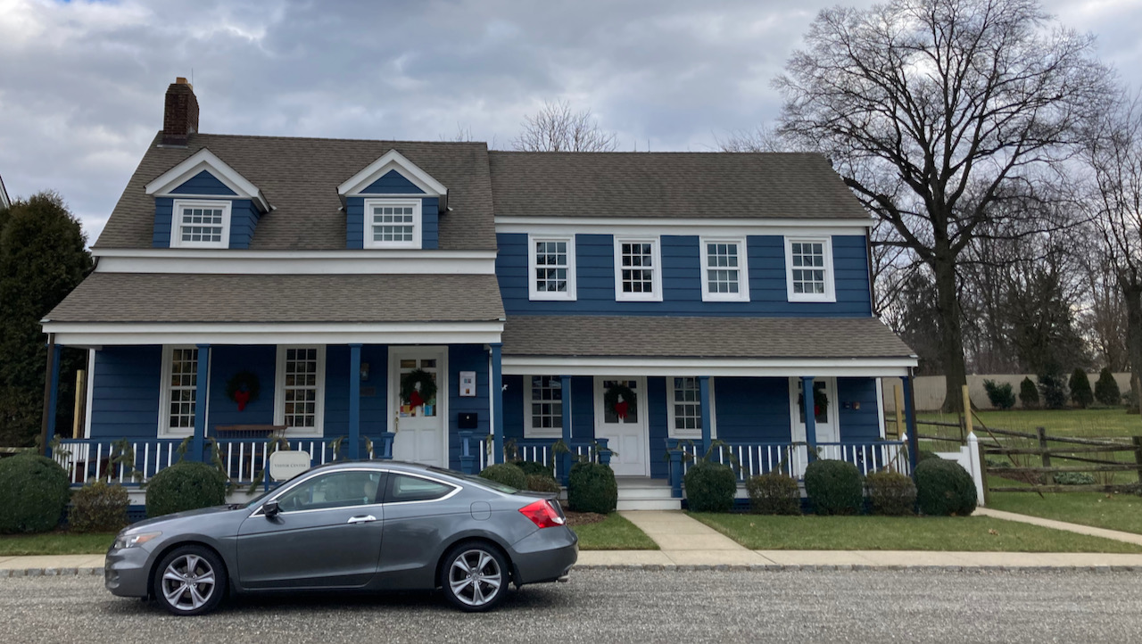 2012 Honda Accord, parked in front of The Blue House.