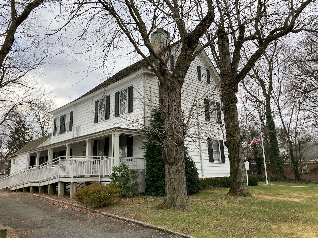 Exterior of Caldwell Parsonage.