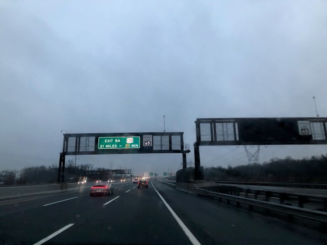 View of New Jersey Turnpike.