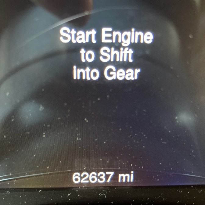 Car odometer reading 62637
