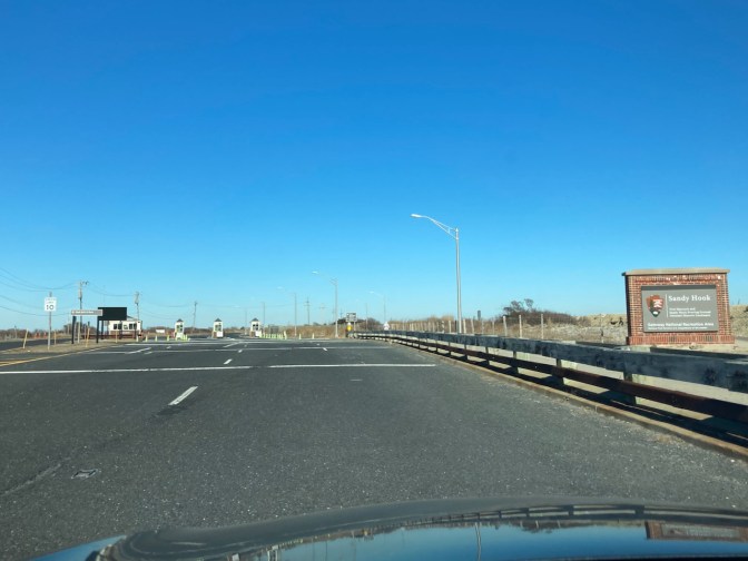 Entrance to Sandy Hook - Gateway National Recreation Area.