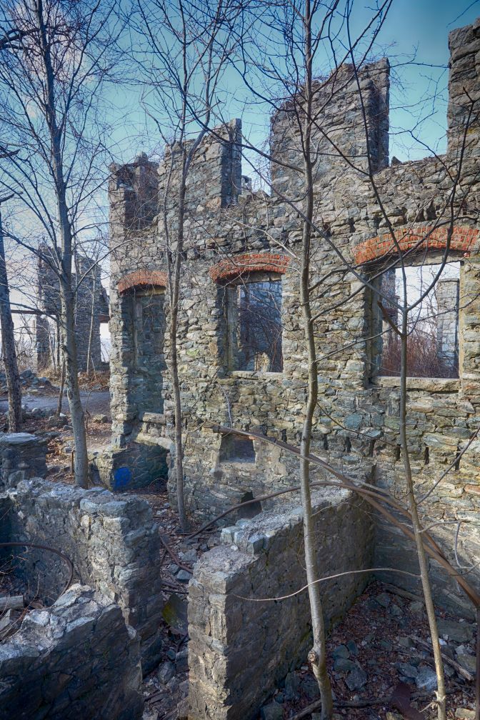 Interior wall of house.
