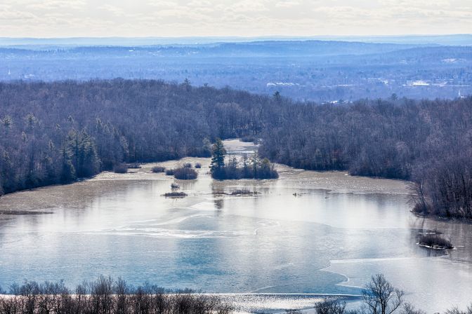 View of Lake Ramapo.