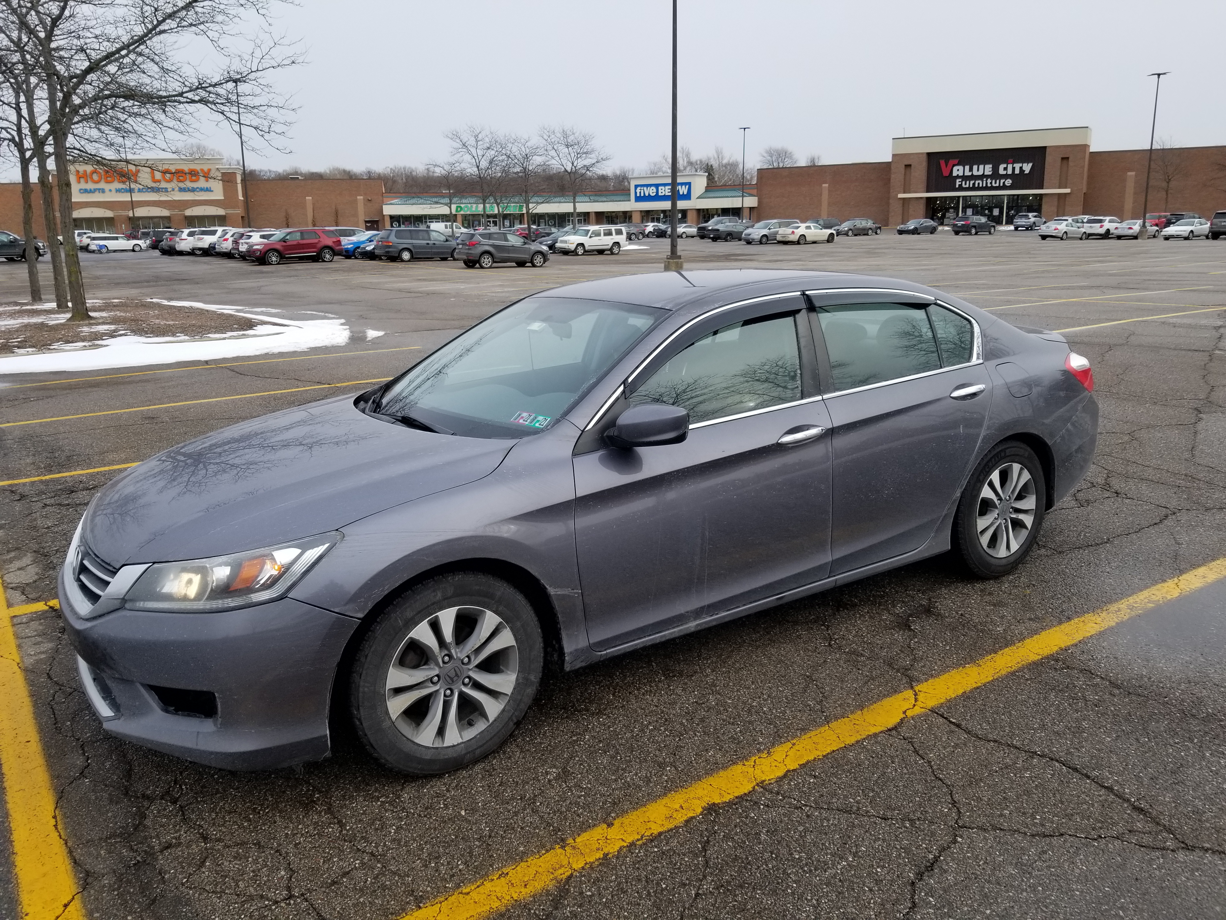 Gray 2015 Honda Accord sedan.