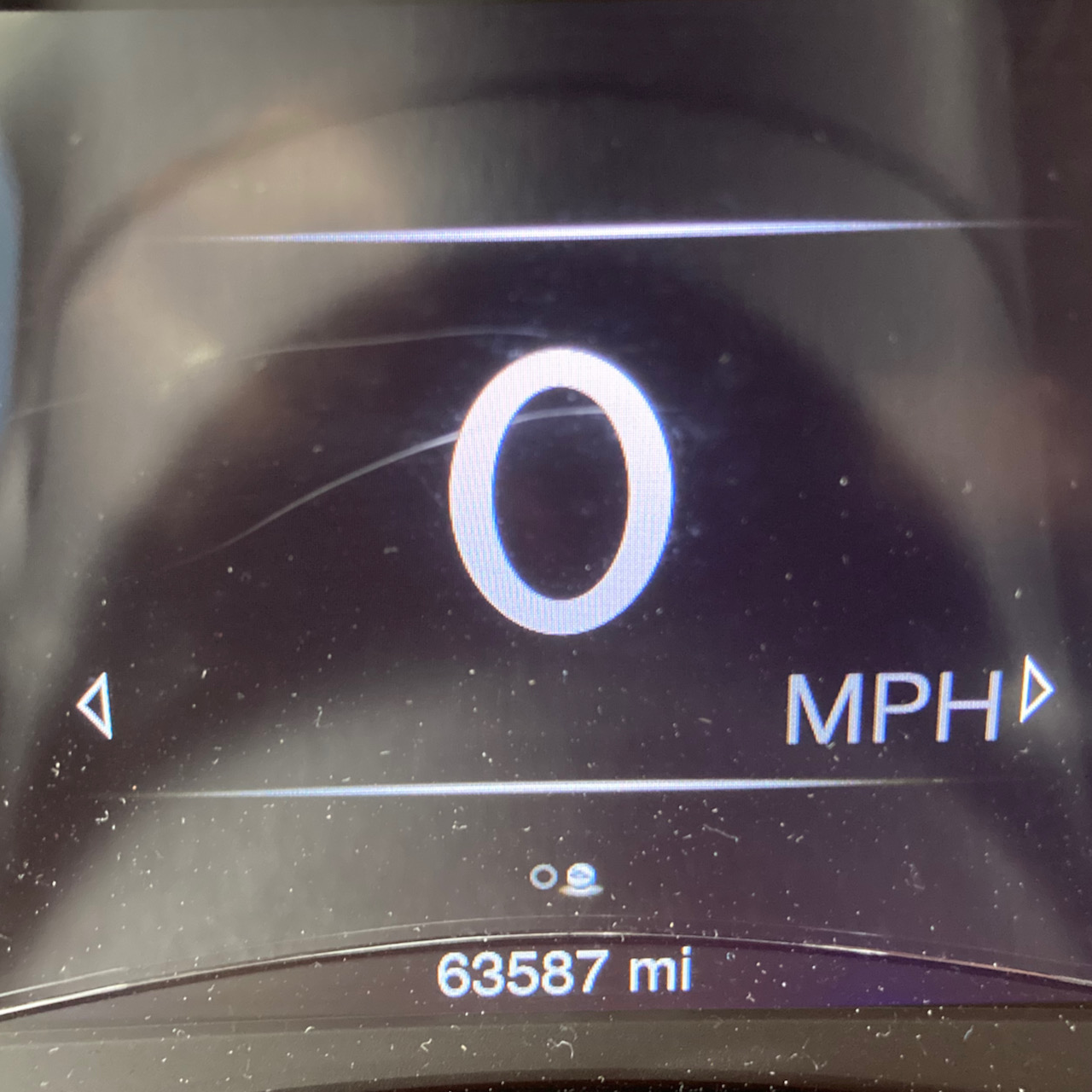 Odometer reading 63589 mi.