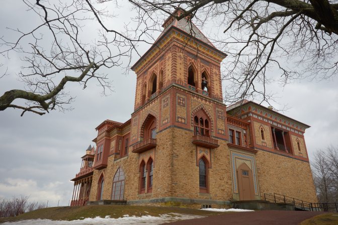 Exterior view of Olana mansion.