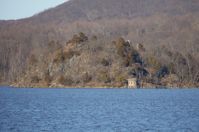 Rear view of Bannerman Castle.