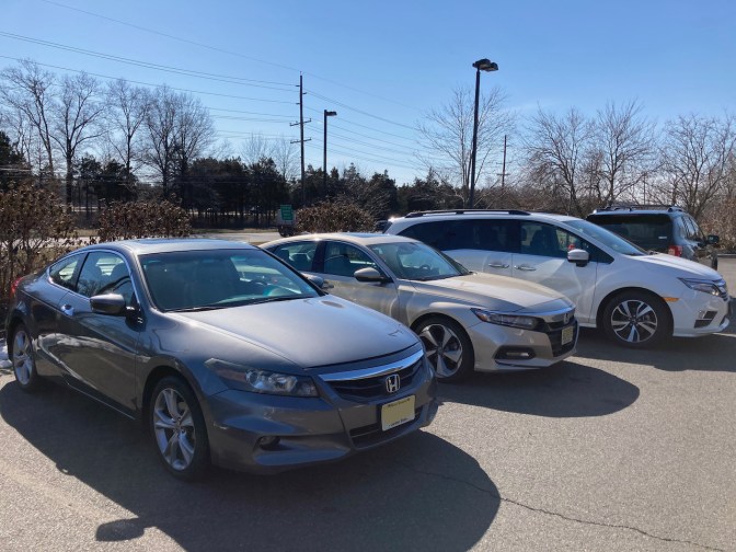 2012 Honda Accord parked in dealer lot.