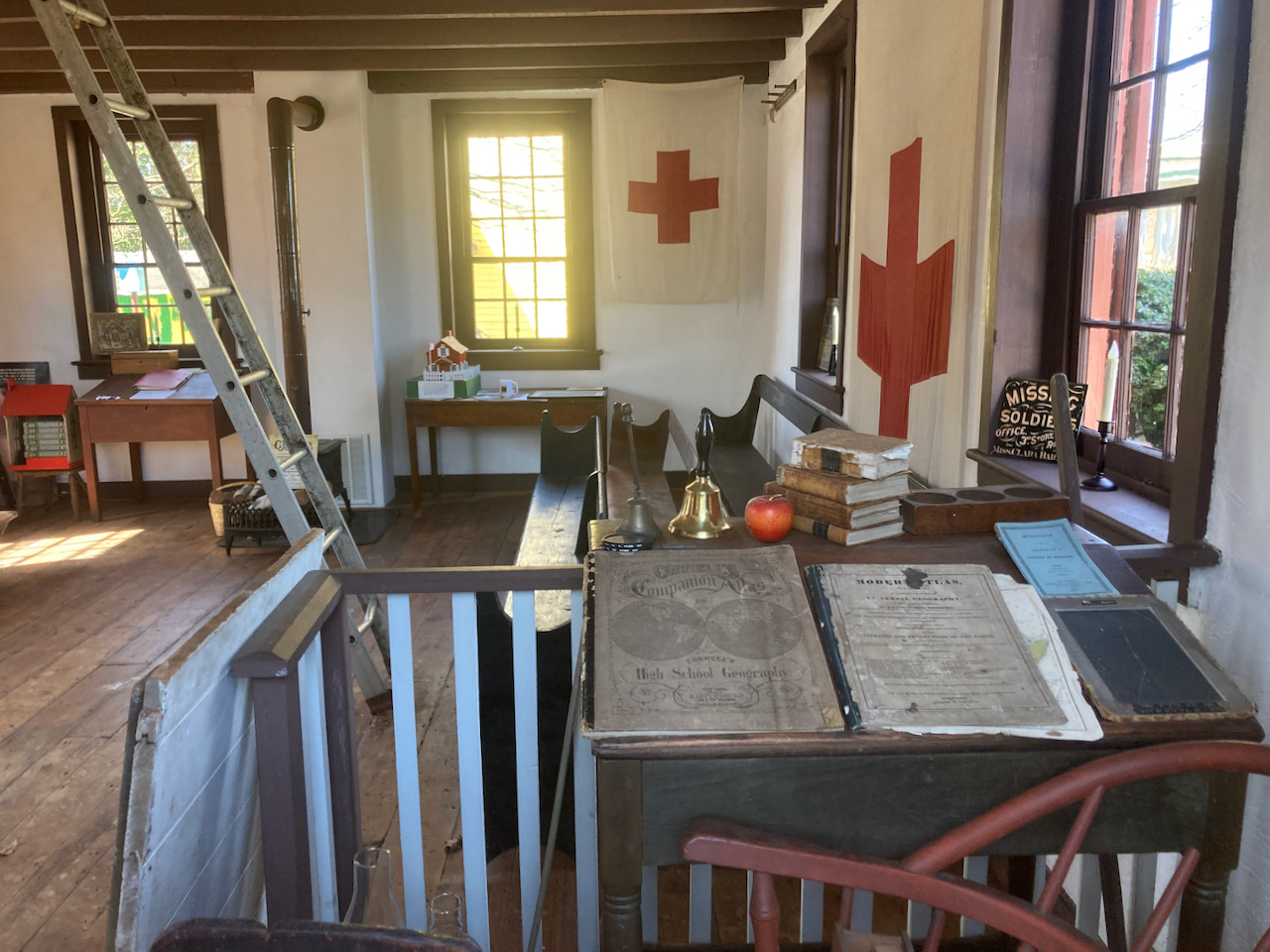 Interior of Clara Barton School.