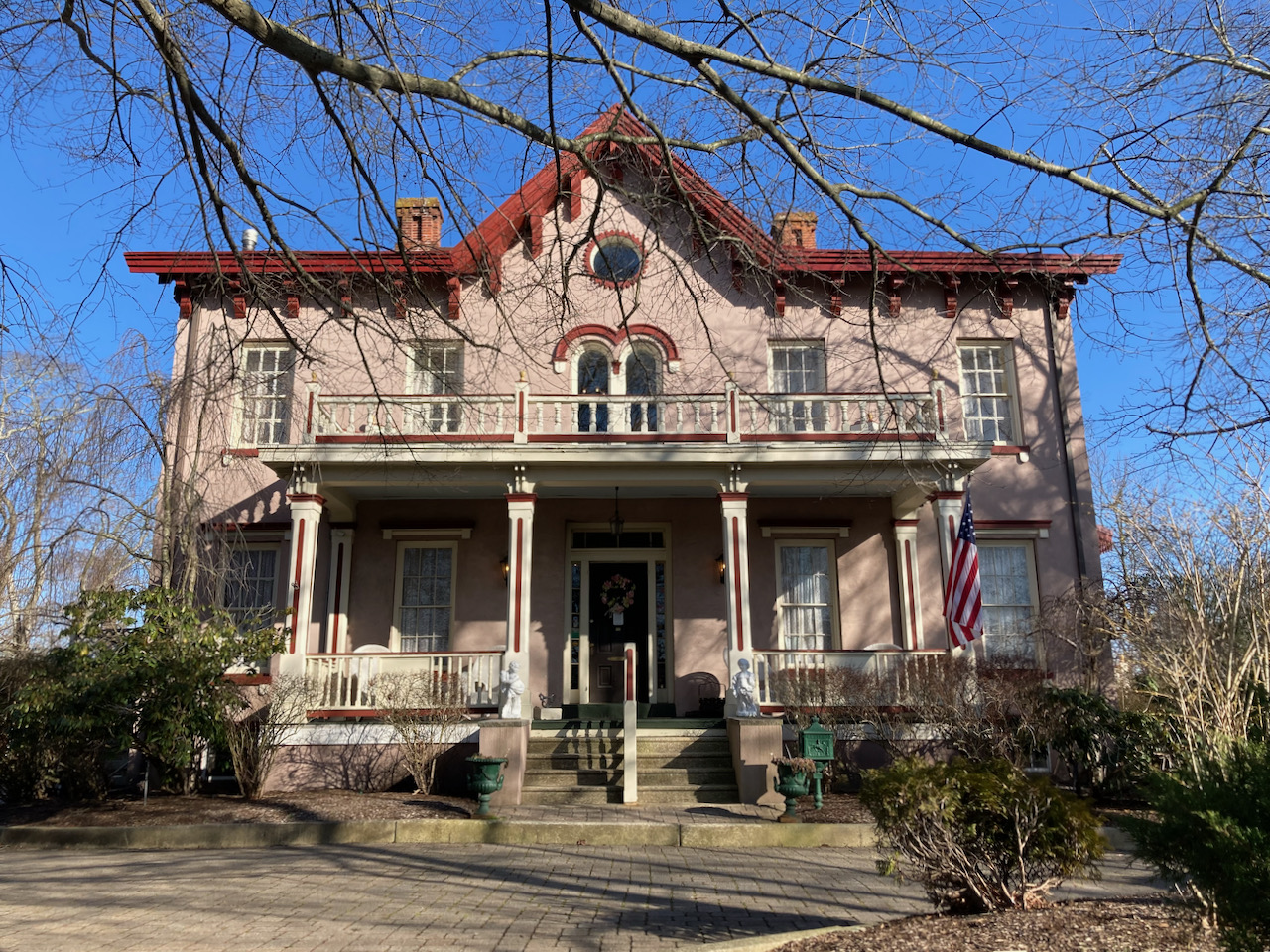 Exterior of Dr. John Wiley House.