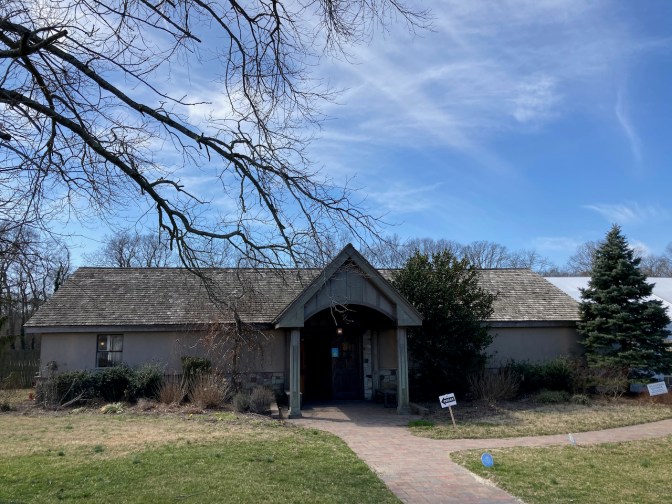 Exterior of Hawk Haven Winery.