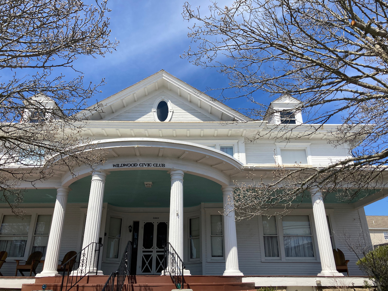 Exterior of Wildwood Civic Club.