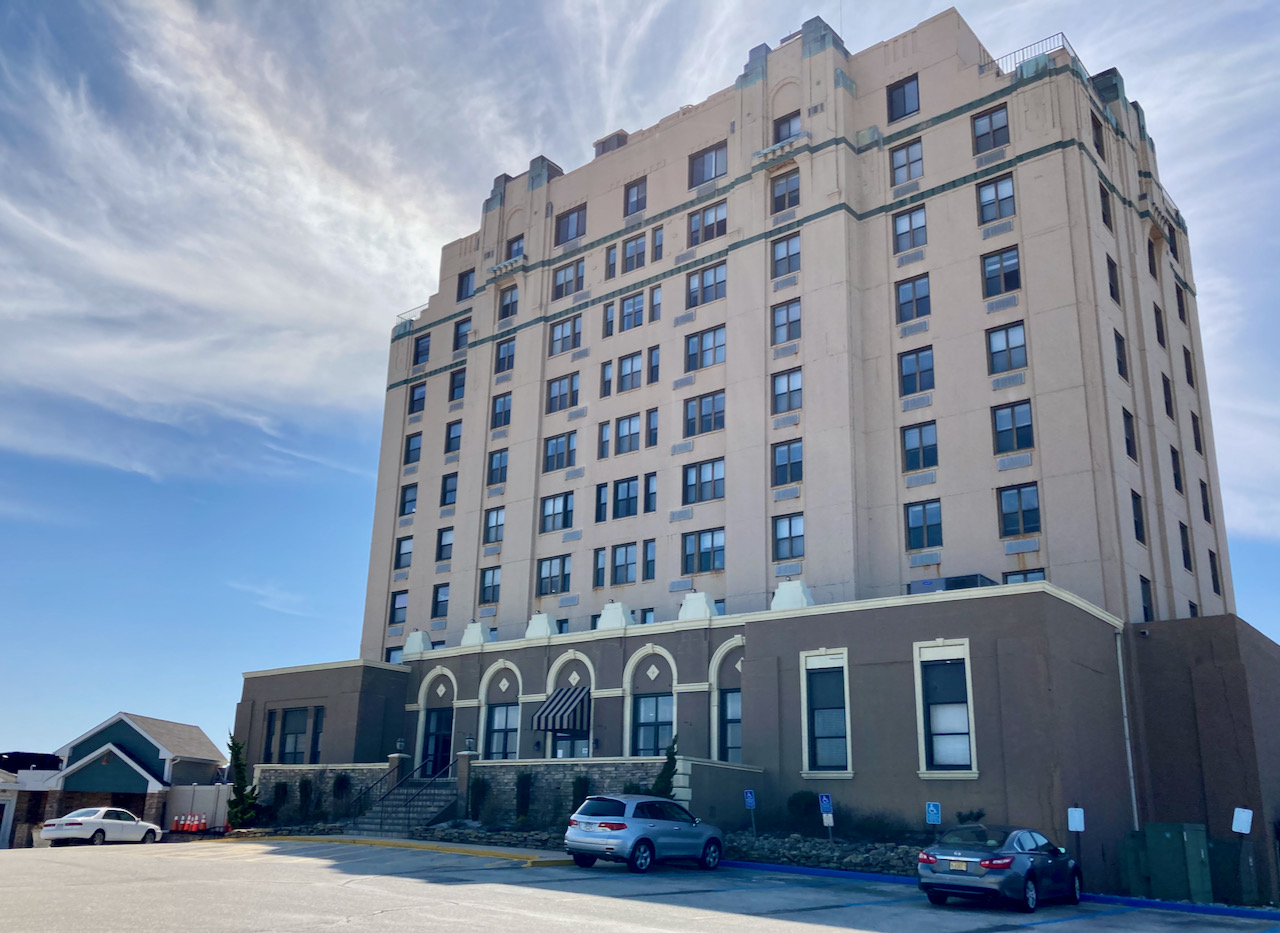Exterior of Hotel Brigantine.