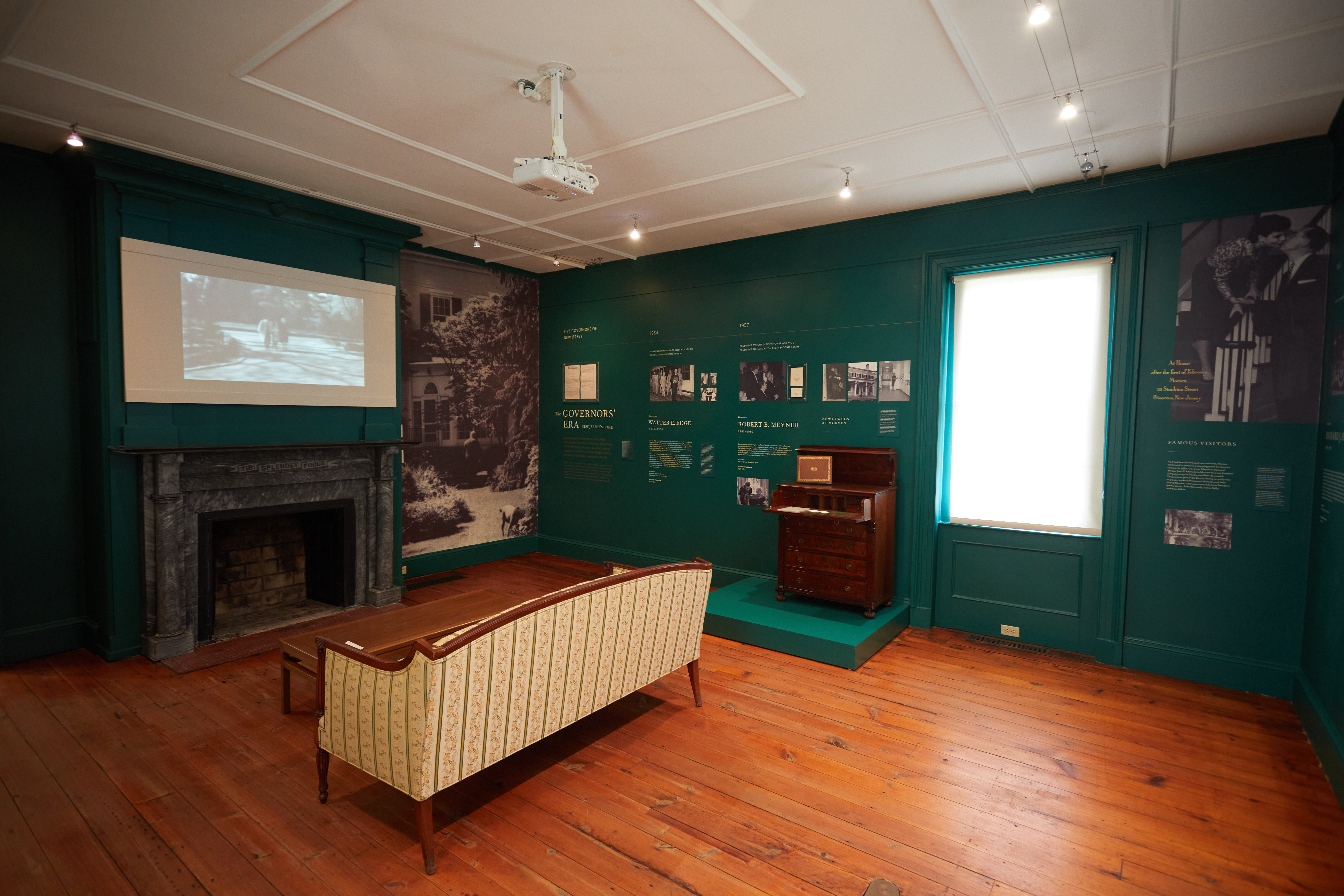 Room with information about NJ Governors.